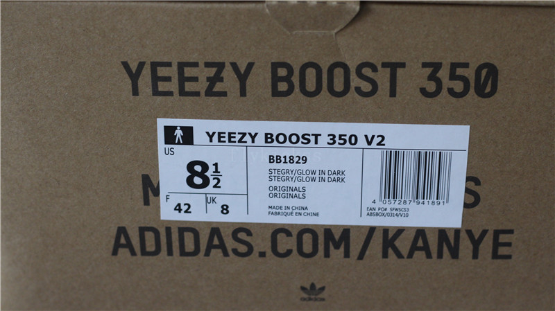 Adidas Yeezy Boost 350 V2 Grey Glow Sole